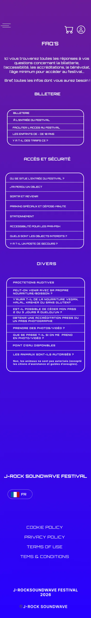 Divers - animaux - wireframe J-Rock Soundwave Festival